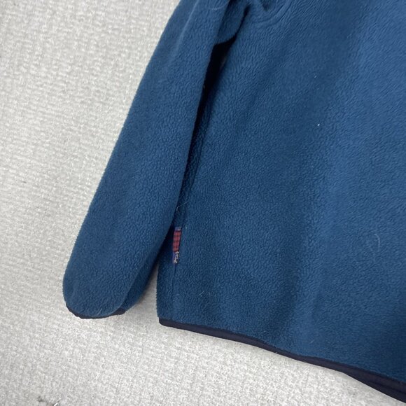 Vintage Woolrich Fleece Blue XL 90s Snap T USA Made Green Jacket Women Oversized - Picture 13 of 16